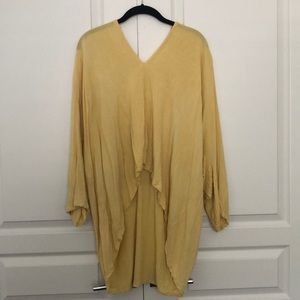 Miranda Bennett Muse Top in yellow, one size, S-XL